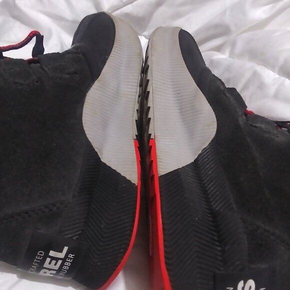 SOREL OUT  N ABOUT Winter Boot Boys/Girls sz 4 Gray Suede - Picture 11 of 11